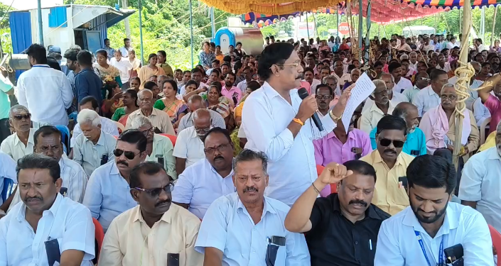 சங்கம் முக்கியம் இல்ல சமோசா தான் முக்கியம், கோரிக்கைகளை வலியுறுத்தி நடைபெற்ற கண்டன ஆர்ப்பாட்டம்