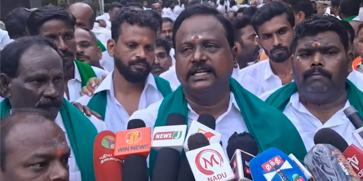 திருவாரூர் மாவட்ட பாரதிய ஜனதா கட்சியின் சார்பில் ஆர்ப்பாட்டம்