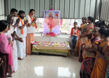 மயிலாடுதுறையில் பாஜக மாநில தலைவர் பிறந்தநாள் அக்கட்சியினரால் சிறப்பாக கொண்டாடப்பட்டது