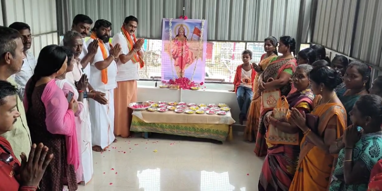 மயிலாடுதுறையில் பாஜக மாநில தலைவர் பிறந்தநாள் அக்கட்சியினரால் சிறப்பாக கொண்டாடப்பட்டது