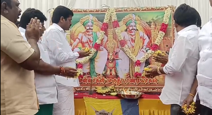 விழுப்புரத்தில் மருதுபாண்டியர்கள் தினவிழா – விழுப்புரம் M.L.A.Dr.லட்சுமணன் பங்கேற்று நினைவு அஞ்சலி