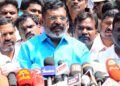 திமுகவிற்கு எதிராக போர்க்கொடி தூக்கிய திருமா!