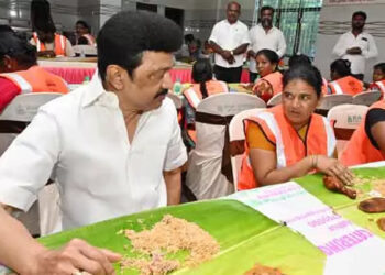 சென்னையில் தூய்மை பணியாளர்களுக்கு 3 வேளை இலவச உணவு – தமிழக அரசு புதிய அரசாணை