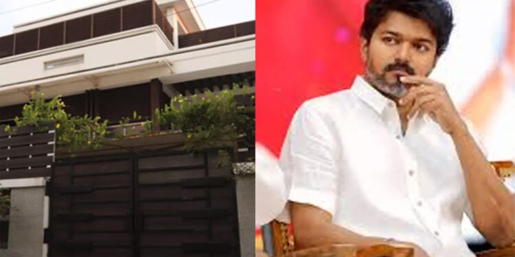 விஜய் வீட்டுக்கு 2வது முறையாக வெடிகுண்டு மிரட்டல் !