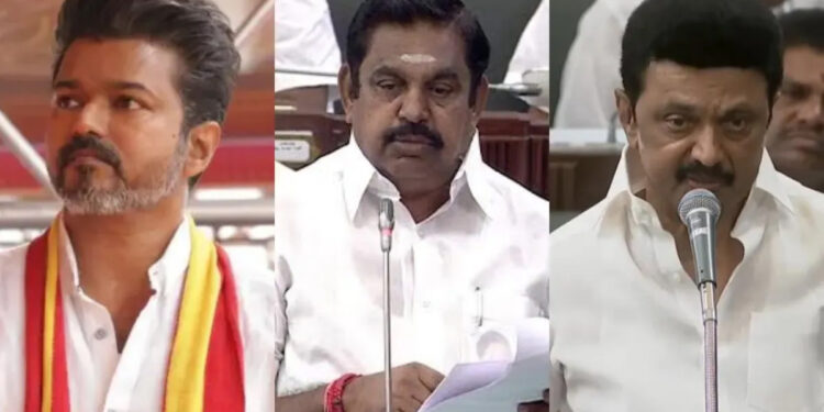 சட்டசபையில் கடும் வாக்குவாதம் : விஜயின் குரலாக சட்டசபையில் பேசிய எடப்பாடி..