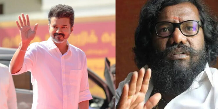 “ஓடி ஒளிவது அரசியலுக்கே தகுதியற்ற செயல்” — விஜய்யை கடுமையாக விமர்சித்த கருணாஸ்