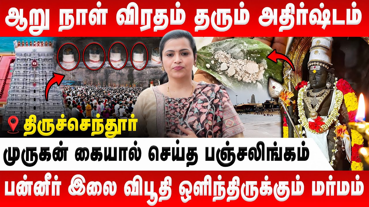 ஆறு நாள் விரதம் தரும் அதிர்ஷ்டம் | Jeevitha Sureshkumar | Tiruchendur | Muruga | Sashti
