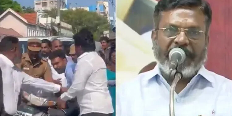 “முறைத்தார்.. அடி வாங்கினார் !” – வழக்கறிஞர் தாக்குதல் விவகாரத்தில் திருமாவளவன் திடீர் விளக்கம் !