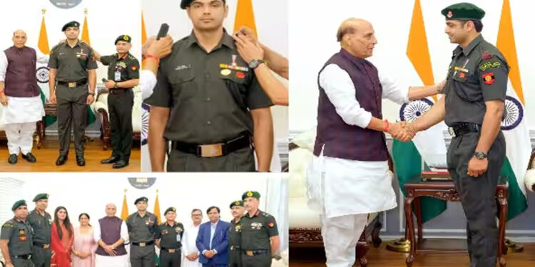 இந்தியாவின் “தங்க மகன்” நீரஜ் சோப்ரா : இந்திய ராணுவத்தில் கவுரவ பதவி !