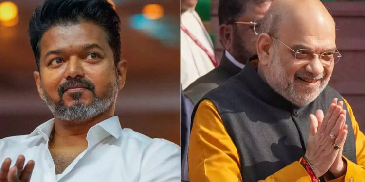 விஜயுடன் அமித் ஷாவின் தொடர்பு ; அ.தி.மு.க. – பா.ஜ.க கூட்டணிக்கு அழைப்பு