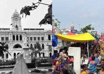 சென்னை ரிப்பன் மாளிகை முன் தூய்மை பணியாளர்கள் போராட்டம் !