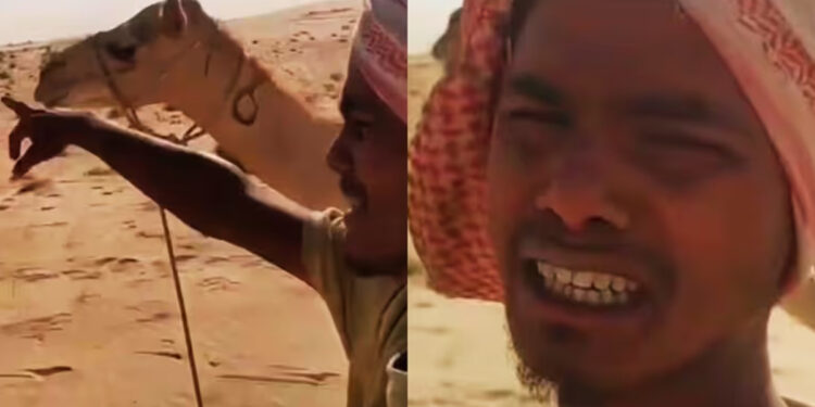 சவுதி அரேபியாவில் ஒட்டகம் மேய்க்கும் இந்திய இளைஞரின் குமுறல் – வீடியோ வைரல் !