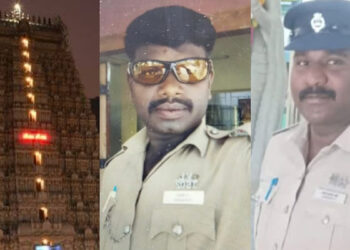 பாதுகாப்பு காக்க வேண்டிய காவலர்களே குற்றவாளிகள் : திருவண்ணாமலை கோவில் அருகே பாலியல் வன்கொடுமை