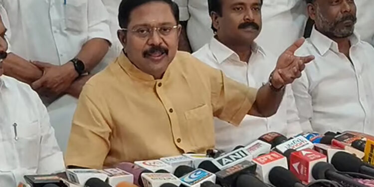 திமுக-தவெக கூட்டணி இடையே மட்டுமே கடும் போட்டி – டிடிவி தினகரன்