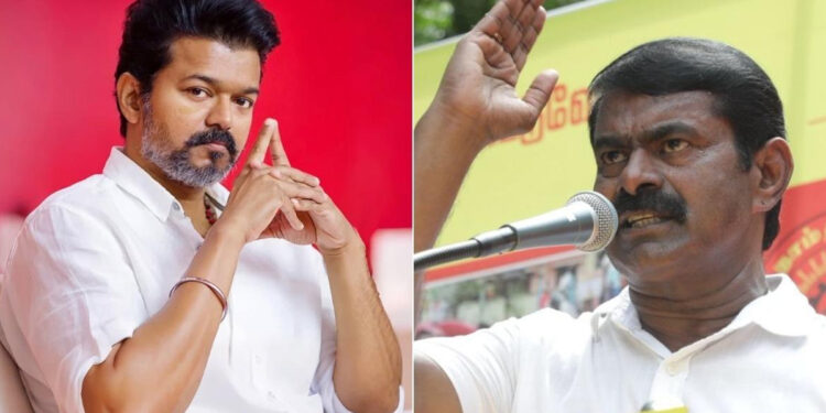 “தவெகவுக்கு தான் எங்க ஓட்டு..” – சிரித்துக் கொண்டே சீமான் கொடுத்த பதில் !