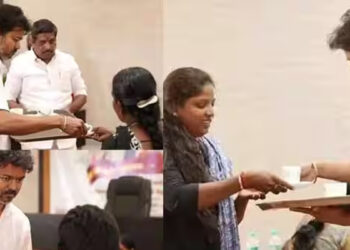 கண்ணீருடன் விஜய்… கரூர் துயரத்தில் பலியானோரின் குடும்பத்தாரை சந்தித்து ஆறுதல்!”