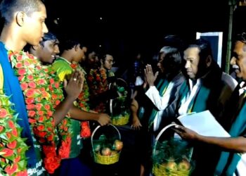 குமரி முதல் சென்னை வரை ‘பசுமைப் பயணம்’:   திண்டுக்கல்லில் வரவேற்பு!