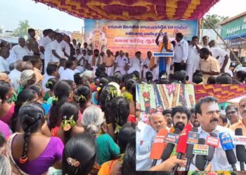  “SIR-ஐ வைத்து திமுக இரட்டை நாடகம்; கோயில்களுக்கு நஷ்ட ஈடு வழங்கினால் மத்திய, மாநில அரசுகள் திவாலாகும்” பாஜக மாநிலப் பொதுச் செயலாளர் இராம. ஸ்ரீனிவாசன் ஆவேசம்