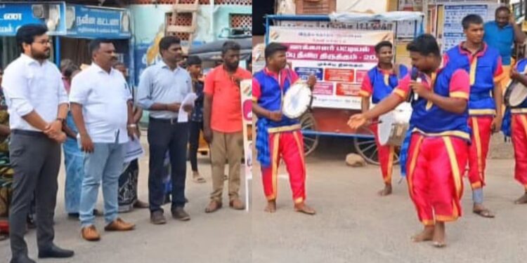 வாக்காளர் பட்டியல் சிறப்பு தீவிர திருத்தப் பணிகள்: தேனி மாவட்டத்தில் விழிப்புணர்வு வீதி நாடகம் மூலம் பிரசாரம்!