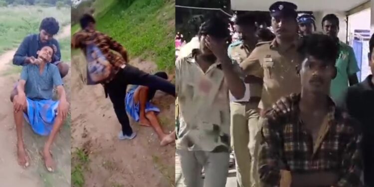 பெண் விவகாரம்: நண்பரைக் கட்டி வைத்து சரமாரியாகத் தாக்கிய கும்பல் – வீடியோ வெளியாகி பரபரப்பு; இருவர் கைது!