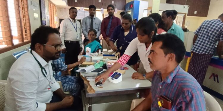 தமிழ்நாடு மெர்கண்டைல் வங்கியின் 104வது நிறுவனர் நாள் சிறப்பு மருத்துவ முகாம்