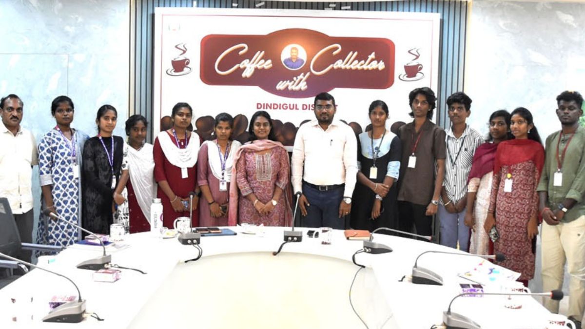 முதன்முறையாக வாக்களிக்க உள்ள இளைஞர்களுடன் ‘Coffee with Collector’ –திண்டுக்கல் முன்னுதாரணம்!