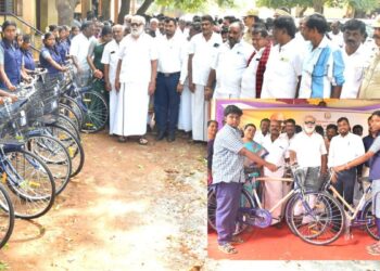 விலையில்லா மிதிவண்டிகள் வழங்கும் திட்டம் 2025-2026 தொடக்கம்