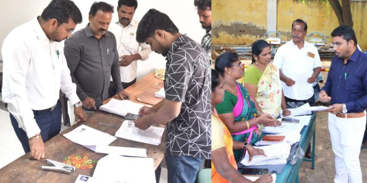 2,124 வாக்குச்சாவடி மையங்களில் மாவட்ட ஆட்சியர் ஆய்வு