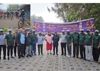 சைக்கிள் பேரணி பனி மூட்டத்திலும் விழிப்புணர்வு!