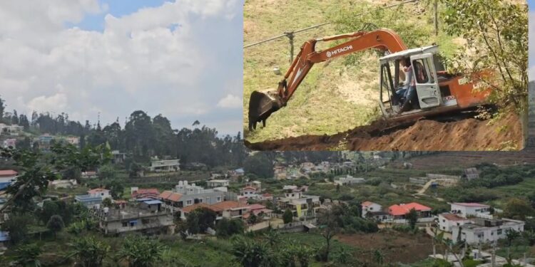 கொடைக்கானலில் கனரக வாகனங்கள் இயக்க தடை:  ஹிட்டாச்சி பறிமுதல்!