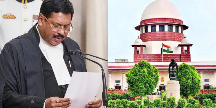 உச்ச நீதிமன்ற தலைமை நீதிபதி பி.ஆர். கவாய் இன்று பணி ஓய்வு