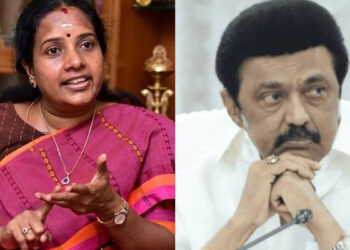 “சமஸ்கிருதம் ‘செத்த மொழி’ என கூறி தமிழின் அடையாளத்தை துஷ்பிரசாரம் செய்கிறது திமுக” – வானதி சீனிவாசன்