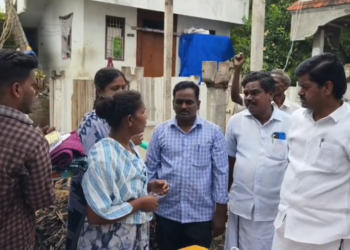 கோலியனூர் அருகே மின்கசிவு காரணமாக கூரை வீடு எரிந்து பாதிக்கப்பட்ட குடும்பத்தினருக்கு Dr.லட்சுமணன் நிதிஉதவி 