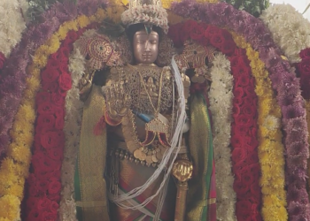 மயிலாடுதுறையில் 1500 ஆண்டுகள் பழமை வாய்ந்த திருஇந்தளூர் பரிமளரங்கநாதர் ஆலய துலா உற்சவம் கருட கொடியேற்றம்