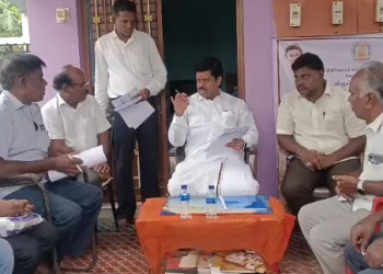 வாக்காளர் சிறப்பு திருத்தம் தொடர்பானDMK.BLA _2-வின் பணி குறித்து M.L.A.Dr.லட்சுமணன் களஆய்வு