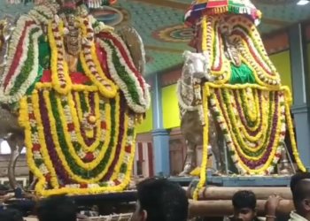 திருக்கடையூர் அபிராமி உடனாகிய அமிர்தகடேஸ்வரர் கோயிலில் கார்த்திகை மாத முதல் சோமவாரத்தை முன்னிட்டு 1008 சாங்காபிஷேகம் 