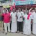 மயிலாடுதுறையில் ஐக்கிய  விவசாயிகள் முன்னணி தொழிற்சங்கங்கள் சார்பில் டெல்லியில் விவசாயிகள் போராட்டம்