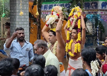 தரங்கம்பாடி N.N சாவடி கிராமத்தில் 200 ஆண்டுகள் பழமையான வெள்ளைவாரன விநாயகர் கோவில் கும்பாபிஷேகம்