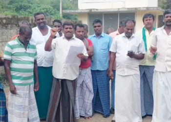 கிடாரங்கொண்டான் கிராமத்தில் தமிழ்நாடு நுகர்பொருள் வாணிப கழக சுமைத்தூக்கும் தொழிலாளர்கள் ஆர்ப்பாட்டம் 