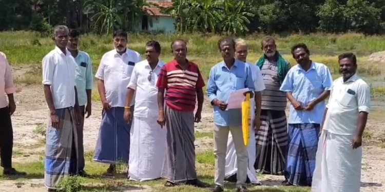 தனியார் ஆக்கிரமிப்பில் திருக்கண்ணமங்கை ஸ்ரீ பக்தவச்சல பெருமாள் கோயில் இடம் மீட்டு தர கோரிக்கை