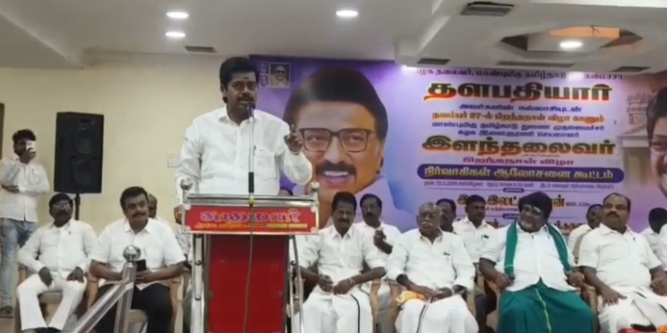 அரசியலில் இளைஞர் எப்படிஇருக்ககூடாது என்பதற்கு எடுத்துக்காட்டு நடிகர்விஜய் லக்ஷ்மணன் தெரிவித்துள்ளார்