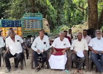 தமிழ்நாடு அரசு அனைத்து துறை ஓய்வூதியர் சங்கம் சார்பில்5அம்ச கோரிக்கைகளை நிறைவேற்ற மாபெரும் ஆர்ப்பாட்டம்