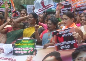 இங்க பெண்களுக்கு பாதுகாப்பில்ல..அங்க தேர்தல் வெற்றிக்கு கூட்டம் – தமிழிசை