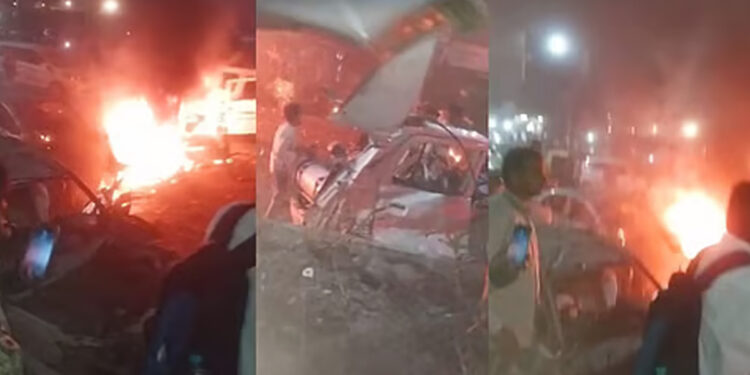 டெல்லி செங்கோட்டை அருகே கார் வெடிப்பு : 8 பேர் பலி !