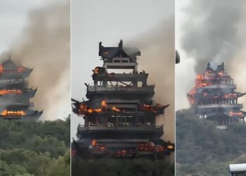 1.500 ஆண்டுகள் பழமையான புத்த விஹாரத்தில் தீவிபத்து