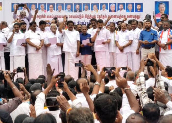 பாஜக அரசுக்கு எதிராக கோவையில் திரண்ட திமுக கூட்டணி கட்சியினர்..