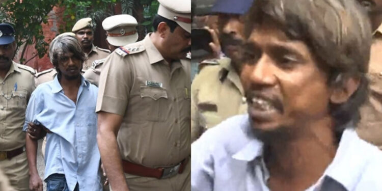 நீதிபதி மீது காலணி வீச முயன்ற ரவுடி கருக்கா வினோத் – நீதிமன்றத்தில் பரபரப்பு