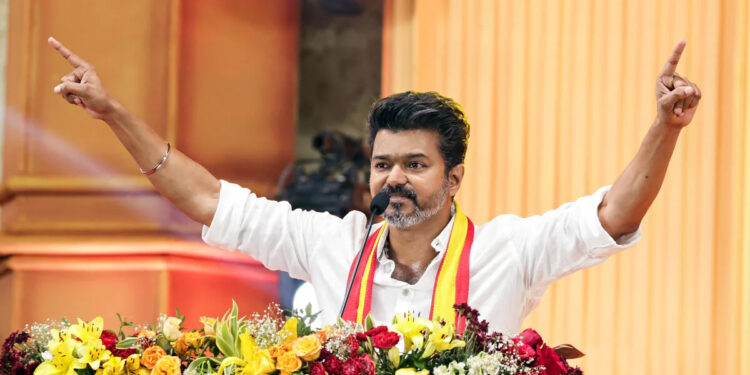 “மக்கள் விரோத திமுகவிடமிருந்து தமிழ்நாட்டை மீட்போம்” : தவெக தலைவர் விஜய் !