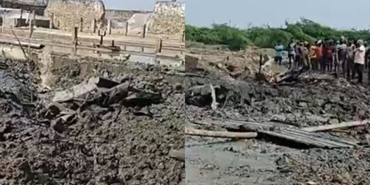 திருப்போரூர் அருகே பயிற்சி விமானம் வெடித்து சிதறி விபத்து !