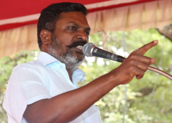 உண்மையை மறைக்க பாஜக பொய்யுரைத்தது : திருமாவளவன் குற்றச்சாட்டு